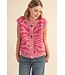 Paige Pink Tiger Stripe Sweater Vest