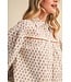 Connie Cream Floral Top