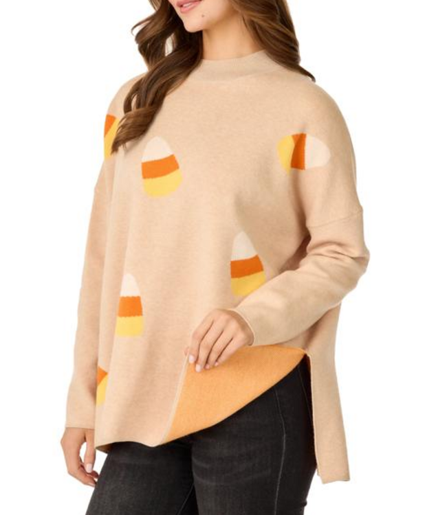 Candy Corn Tan Sweater
