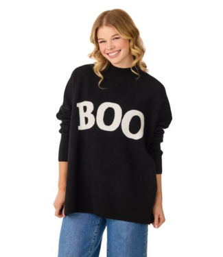 Boo Black Sweater