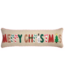 Merry Christmas Beige Pillow