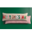 Merry Christmas Beige Pillow
