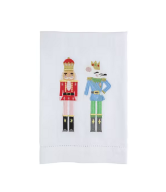 Nutcracker Embroidered Tea Towel
