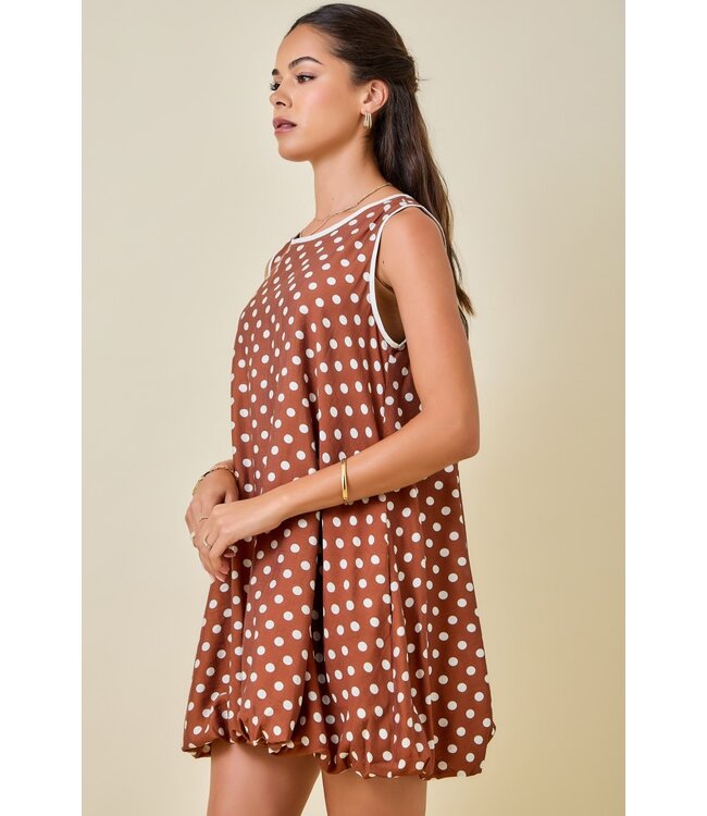 Jonie Brown Polka Dot Dress
