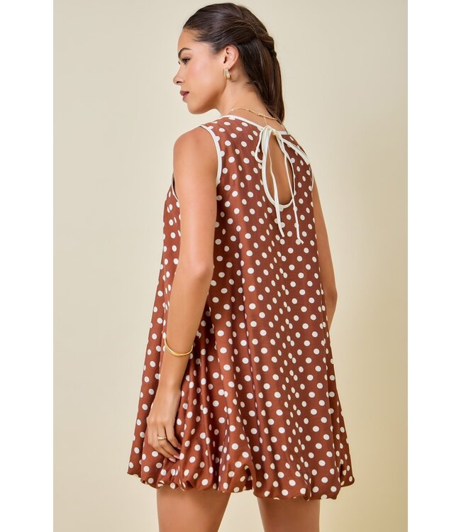 Jonie Brown Polka Dot Dress
