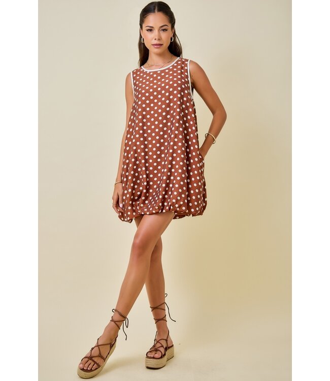 Jonie Brown Polka Dot Dress