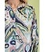 Ansley Navy Printed Top