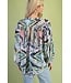 Ansley Navy Printed Top