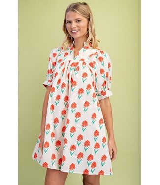 Gigio Lydia Ivory Floral Dress