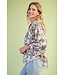 Karen Khaki Leopard Top