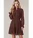 Beth Brown Polka Dot Dress
