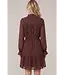 Beth Brown Polka Dot Dress