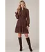Beth Brown Polka Dot Dress