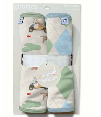 goosies Barks & Birdies Burp Cloth Set