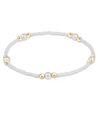 enewton design Enewton Gameday Hope Purpose Pearl Bracelet White