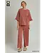 Molly Terracotta Raglan Sleeve Top