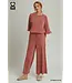 Jen Terracotta Wide Leg Pants