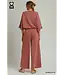 Jen Terracotta Wide Leg Pants