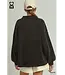 Debra Black Mineral Washed Oversized Pullover Top