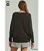 Vivi Charcoal Batwing Top