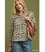 Wendi Brown Floral Top