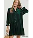 Carter Hunter Green Velvet Dress