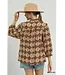Wren Black Boho Floral Top
