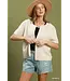 Barb Oatmeal Knit Cardigan Top