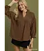 Stella Cappuccino Stripe Seersucker Top