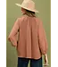 Hayden Red Clay Dot Print Top