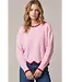Barbara Pink Scallop Sweater