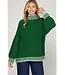 Annie Green Stitched Contrast Sweater