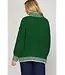 Annie Green Stitched Contrast Sweater