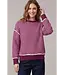 Pearl Magenta Striped Sweater
