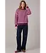 Pearl Magenta Striped Sweater