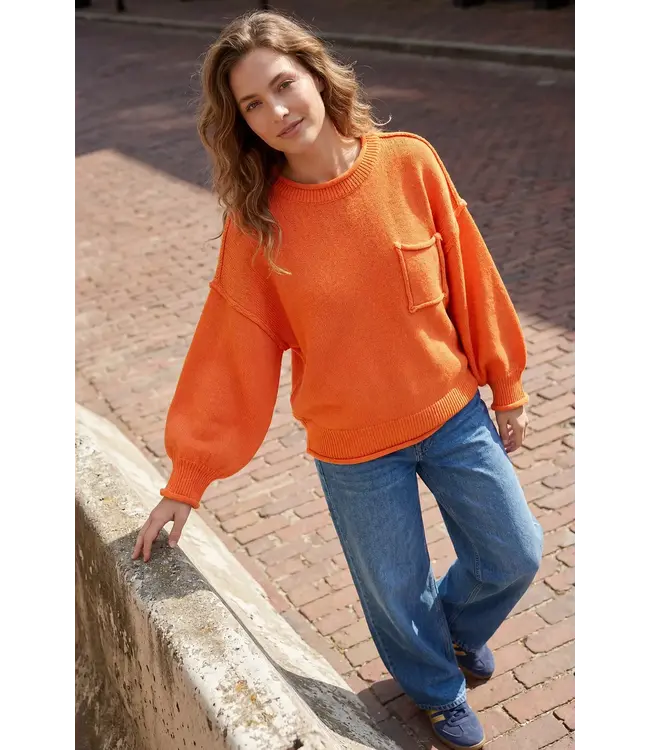 Marty Orange Sweater