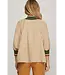 Carson Taupe Striped Top