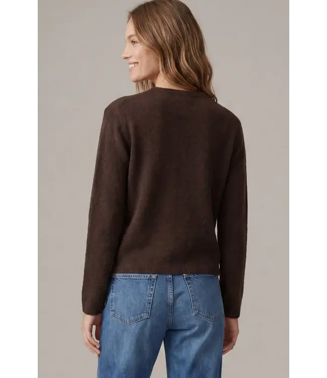 Cora Brown Sweater Cardigan