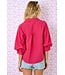 Cissy Pink Gingham Bubble Top