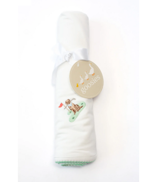 goosies Golf Dog Pip Embroidered Blanket