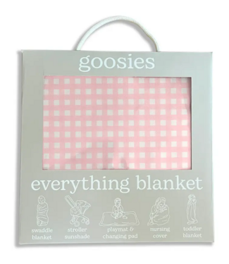 goosies Gingham Cottage Pink Everything Blanket