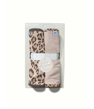 goosies Classic Leopard Burp Cloth Set