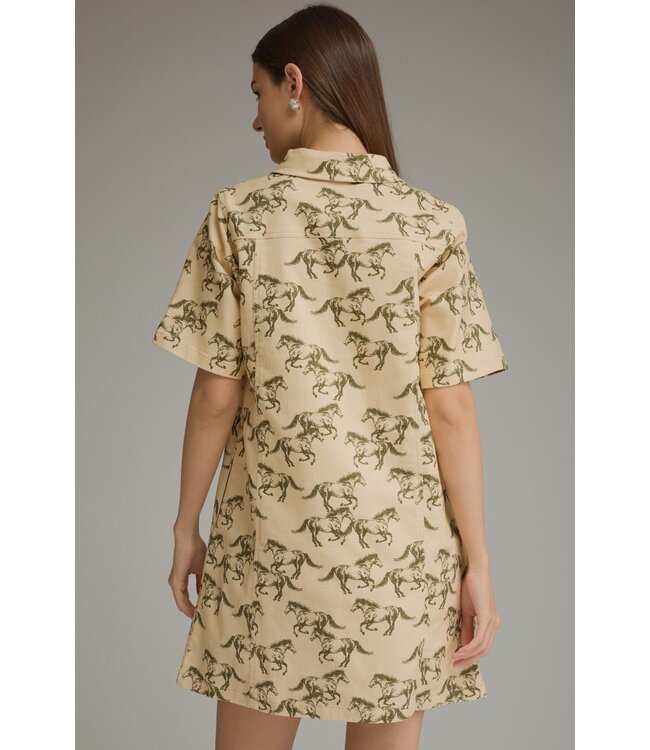 Faith Ecru Wild Horse Dress