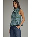 Jodi Hunter Green Peplum Top