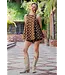 Peyton Mocha Mousse Polka Dot Swing Top