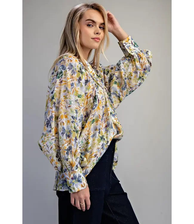 Rani Golden Meadow Floral Top