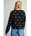 Nicole Black Polka Dot Cardigan