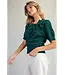 Yvette Hunter Green Bow Sweater