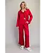 Katie Sangria Satin Lounge Pants