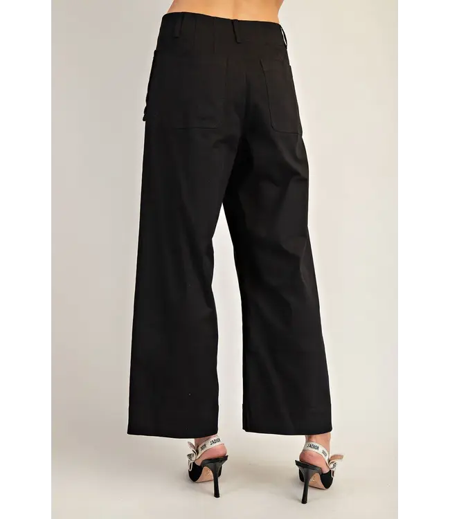 Karen Black Straight Leg Pants